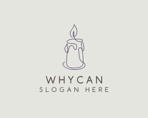 Scented Candle Maker Logo