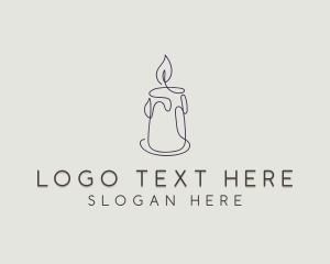 Scented Candle Maker Logo