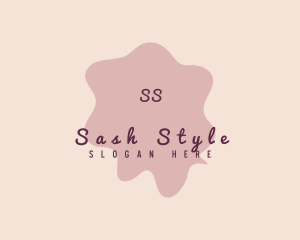 Feminine Watercolor Boutique logo design