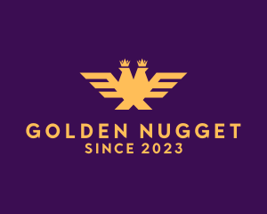 Golden Crown Eagle logo design