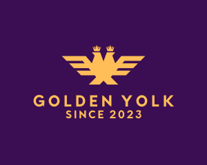 Golden Crown Eagle logo design