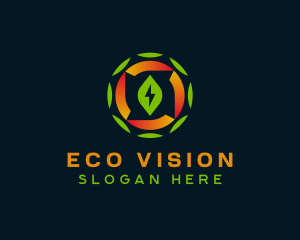 Eco Sustainable Electricity logo design