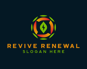 Eco Sustainable Electricity logo design