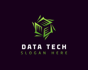 Database - Cube Digital Technology logo design