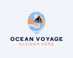 Ocean Beach Travel logo design