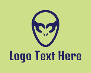 Extraterrestrial - Alien Wrench Repair logo design