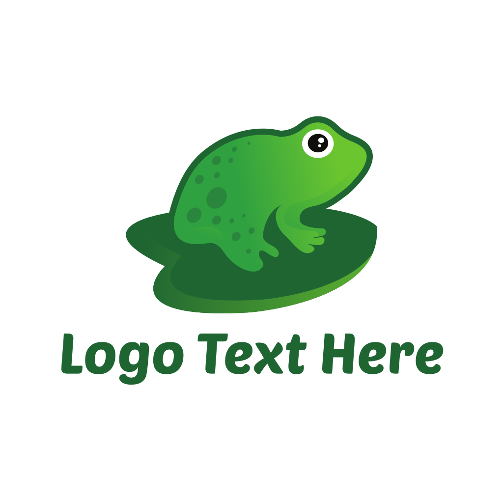 Lily Pad Frog Logo | BrandCrowd Logo Maker | BrandCrowd