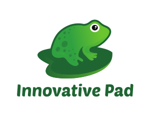 Lily Pad Frog logo design