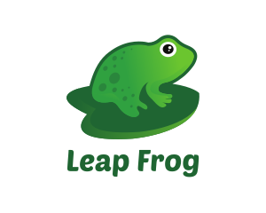 Lily Pad Frog logo design