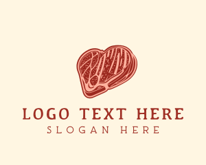 Beef - Beef Meat Steak logo design