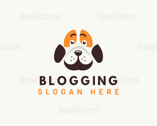 Cute Dog Paw Logo