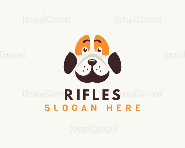 Cute Dog Paw Logo