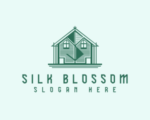 House Cabin Letter S logo design