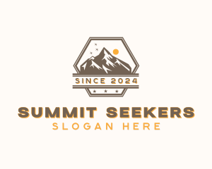 Mountain Summit Trekking  logo design