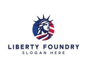 Liberty Patriotic USA logo design