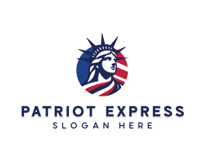 Liberty Patriotic USA logo design