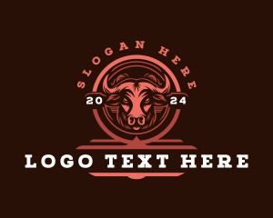 Livestock - Horn Bull Texas logo design