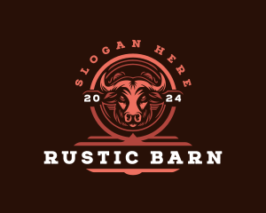 Horn Bull Texas logo design