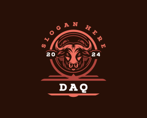 Beef - Horn Bull Texas logo design