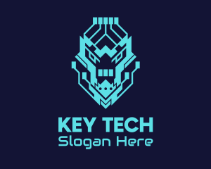 Neon Lion Tech logo design