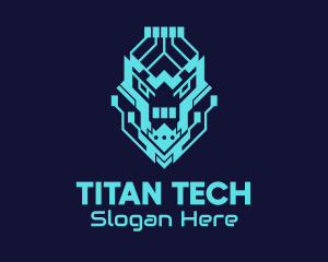 Neon Lion Tech logo design