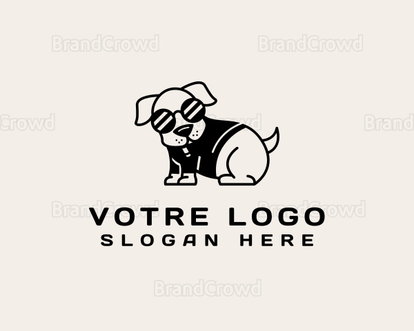 Cool Puppy Dog Logo