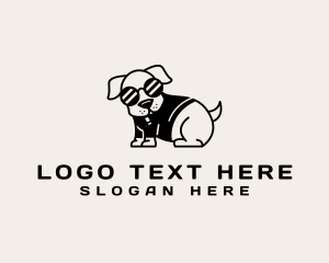 Smoking - Cool Puppy Dog Clothing logo design