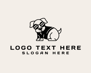 Pet - Cool Puppy Dog logo design
