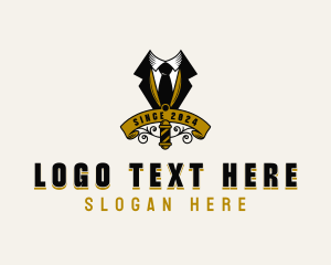 Barbershop - Suit Grooming Barbershop logo design