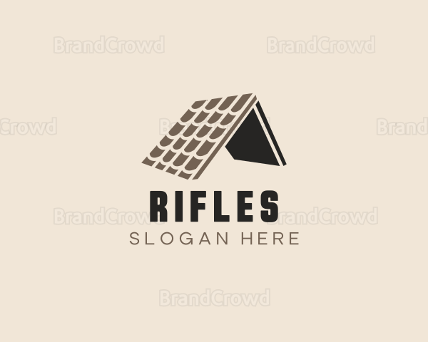 House Roof Tiles Logo