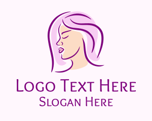 Dermatology - Woman Facial Care logo design