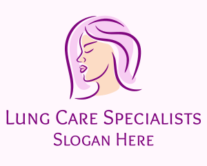 Woman Facial Care logo design