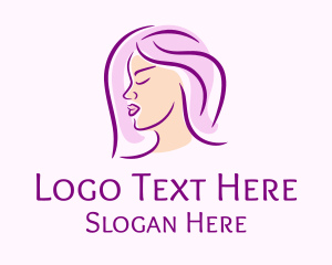 Beautician - Woman Facial Care logo design