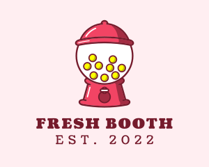 Booth - Gum Ball Vending Machine logo design