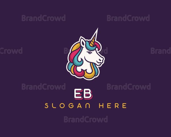 Unicorn Mythical Creature Logo