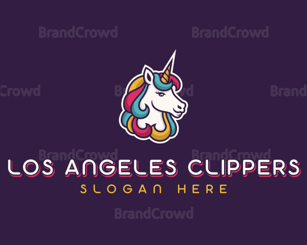 Unicorn Mythical Creature Logo