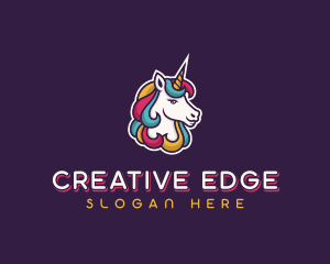 Unicorn Mythical Creature Logo