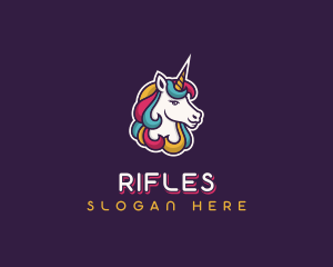 Unicorn Mythical Creature Logo