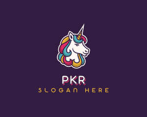 Unicorn Mythical Creature Logo