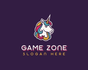 Unicorn Mythical Creature logo design