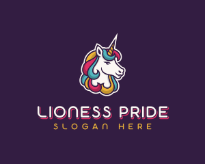 Unicorn Mythical Creature logo design