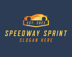 Car Racing Automobile logo design