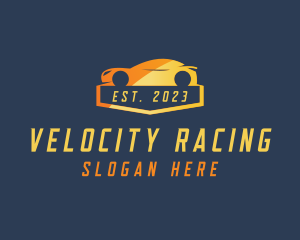 Car Racing Automobile logo design