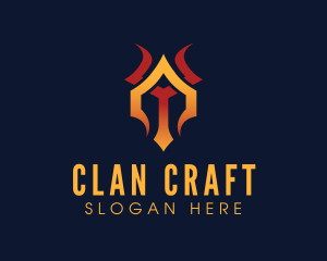 Clan - Gaming Helmet Clan logo design