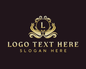 Hand Crest Luxury Logo