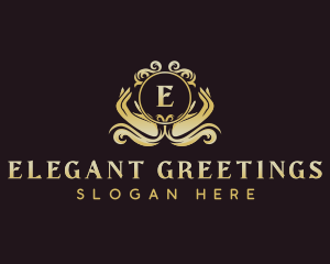 Hand Crest Luxury logo design