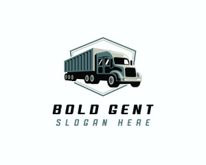 Logistics Trailer Truck logo design