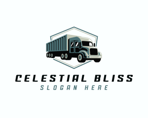 Logistics Trailer Truck logo design