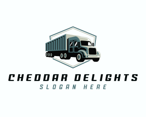 Logistics Trailer Truck logo design