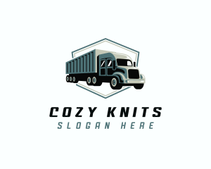 Logistics Trailer Truck logo design